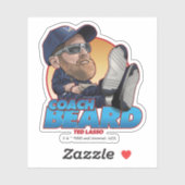 Ted Lasso | Coach Beard Bobblehead Sticker (Vel)