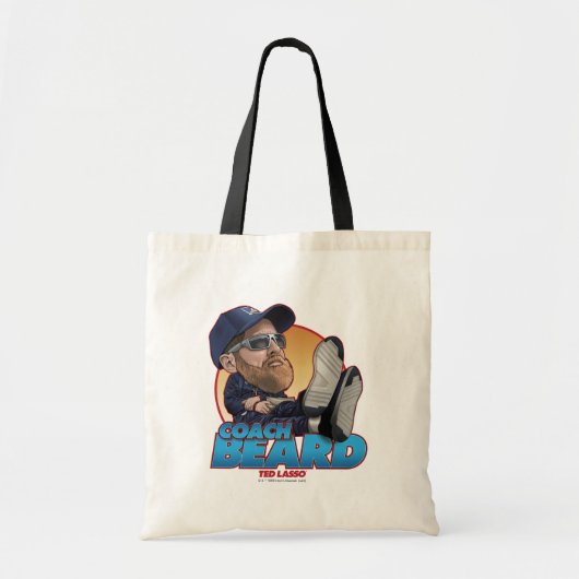 Ted Lasso | Coach Beard Bobblehead Tote Bag (Voorkant)