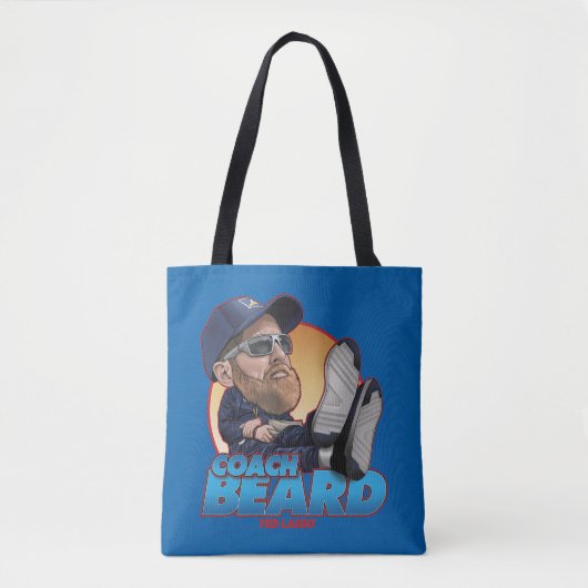Ted Lasso | Coach Beard Bobblehead Tote Bag (Voorkant)