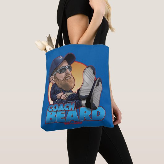 Ted Lasso | Coach Beard Bobblehead Tote Bag (Dichtbij)