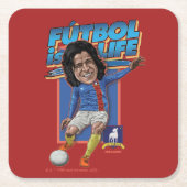 Ted Lasso | Dani Rojas Bobblehad Kartonnen Onderzetters (Voorkant)