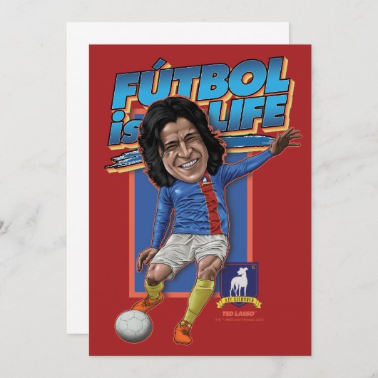 Ted Lasso | Dani Rojas Bobblehad Notitiekaartje (Voorkant / Achterkant)