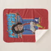 Ted Lasso | Dani Rojas Bobblehad Sherpa Deken (Voorkant (horizontaal))