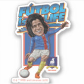 Ted Lasso | Dani Rojas Bobblehad Sticker (Voorkant)