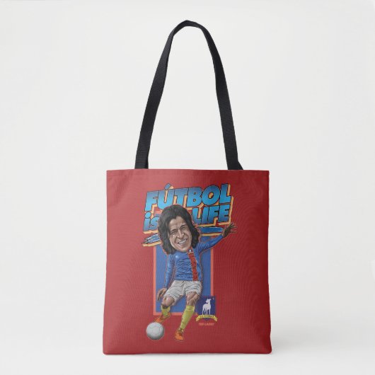 Ted Lasso | Dani Rojas Bobblehad Tote Bag (Voorkant)