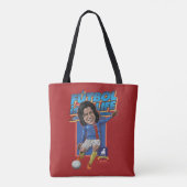 Ted Lasso | Dani Rojas Bobblehad Tote Bag (Achterkant)