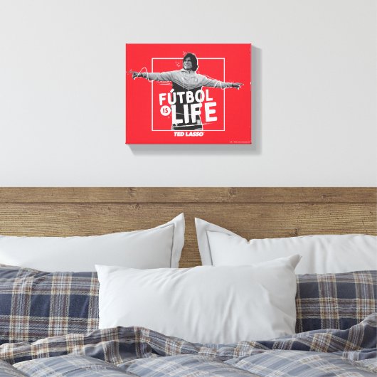 Ted Lasso | Dani Rojas Fútbol is Life Canvas Afdruk (Insitu (Slaapkamer))