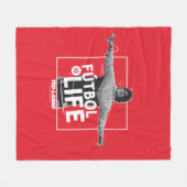 Ted Lasso | Dani Rojas Fútbol is Life Fleece Deken (Voorkant (Horizontaal))