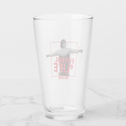 Ted Lasso | Dani Rojas Fútbol is Life Glas (Achterkant)