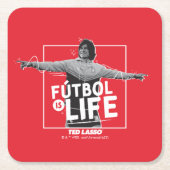 Ted Lasso | Dani Rojas Fútbol is Life Kartonnen Onderzetters (Voorkant)