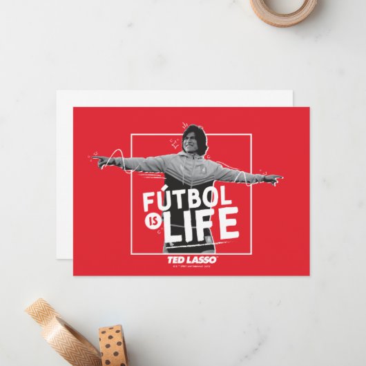 Ted Lasso | Dani Rojas Fútbol is Life Notitiekaartje (Voorkant / Achterkant in situ)