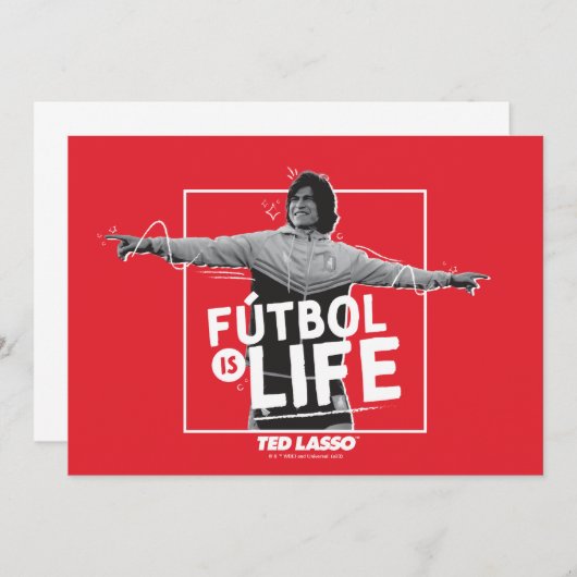 Ted Lasso | Dani Rojas Fútbol is Life Notitiekaartje (Voorkant / Achterkant)