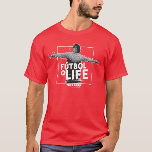 Ted Lasso | Dani Rojas Fútbol is Life T-shirt (Voorkant)
