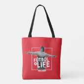 Ted Lasso | Dani Rojas Fútbol is Life Tote Bag (Achterkant)