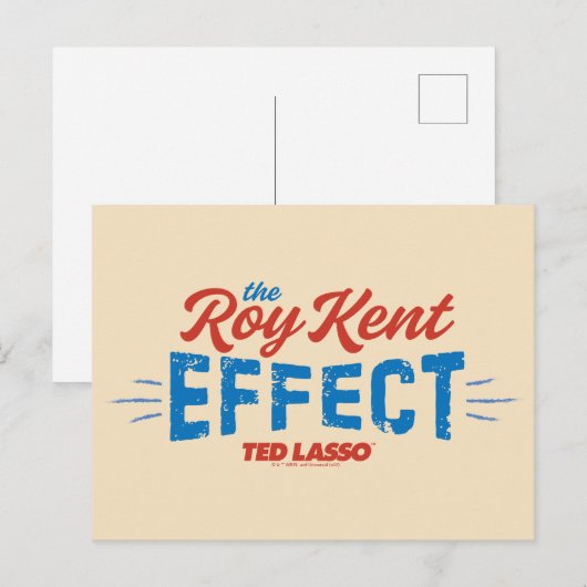 Ted Lasso | De  grafische weergave van het effect  Briefkaart (Voorkant / Achterkant)