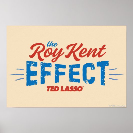 Ted Lasso | De  grafische weergave van het effect  Poster (Voorkant)