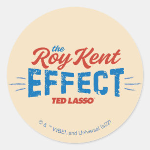 Ted Lasso   De  grafische weergave van het effect  Ronde Sticker