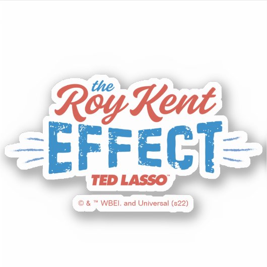 Ted Lasso | De  grafische weergave van het effect  Sticker (Voorkant)