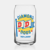 Ted Lasso | Diamond Dogs Pennant Graphic Blikvorm Glas (Voorkant)