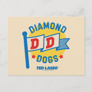 Ted Lasso   Diamond Dogs Pennant Graphic Briefkaart