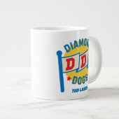 Ted Lasso | Diamond Dogs Pennant Graphic Grote Koffiekop (Voorkant rechts)
