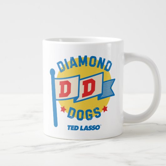 Ted Lasso | Diamond Dogs Pennant Graphic Grote Koffiekop (Rechts)
