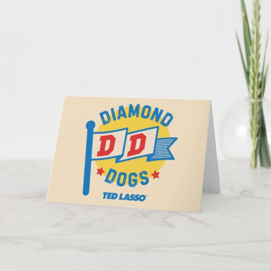 Ted Lasso | Diamond Dogs Pennant Graphic Kaart (Voorkant)