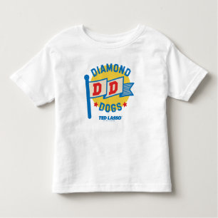 Ted Lasso   Diamond Dogs Pennant Graphic Kinder Shirts