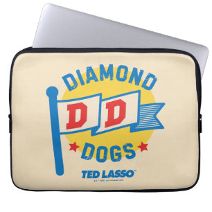 Ted Lasso   Diamond Dogs Pennant Graphic Laptop Sleeve