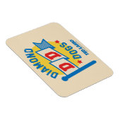 Ted Lasso | Diamond Dogs Pennant Graphic Magneet (Rechterzijde)