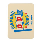 Ted Lasso | Diamond Dogs Pennant Graphic Magneet (Verticaal)