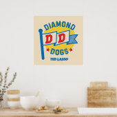 Ted Lasso | Diamond Dogs Pennant Graphic Poster (Keuken)