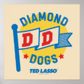 Ted Lasso | Diamond Dogs Pennant Graphic Poster (Voorkant)