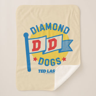 Ted Lasso | Diamond Dogs Pennant Graphic Sherpa Deken