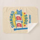 Ted Lasso | Diamond Dogs Pennant Graphic Sherpa Deken (Voorkant (horizontaal))