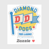 Ted Lasso | Diamond Dogs Pennant Graphic Sticker (Vel)