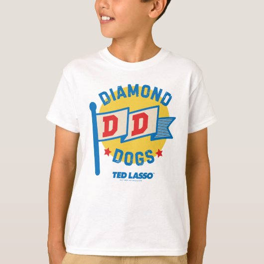 Ted Lasso | Diamond Dogs Pennant Graphic T-shirt (Voorkant)