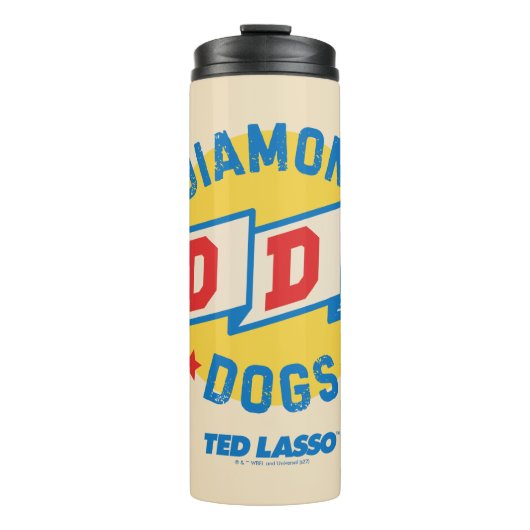 Ted Lasso | Diamond Dogs Pennant Graphic Thermosbeker (Voorkant)