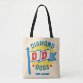 Ted Lasso | Diamond Dogs Pennant Graphic Tote Bag (Voorkant)