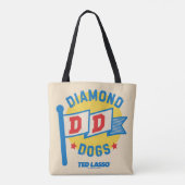 Ted Lasso | Diamond Dogs Pennant Graphic Tote Bag (Achterkant)