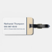 Ted Lasso | Dient niet te leiden tot brainstorm Bagagelabel (Achterkant horizontaal)