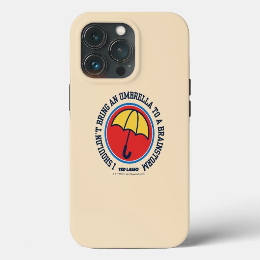 Ted Lasso | Dient niet te leiden tot brainstorm Case-Mate iPhone Case (Achterkant)