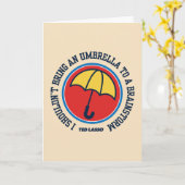 Ted Lasso | Dient niet te leiden tot brainstorm Kaart (Gele Bloem)