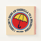 Ted Lasso | Dient niet te leiden tot brainstorm Notitieboek (Achterkant)