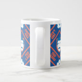 Ted Lasso | Face en Ball Diamond Pattern Grote Koffiekop (Achterkant)