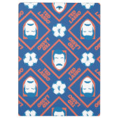 Ted Lasso | Face en Ball Diamond Pattern Klembord (Achterkant)