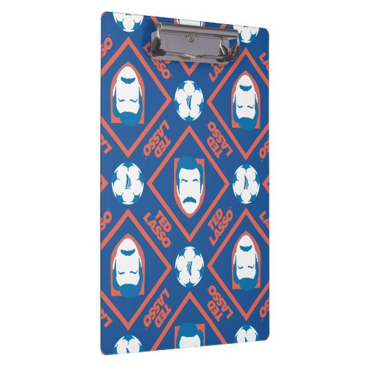 Ted Lasso | Face en Ball Diamond Pattern Klembord (Rechts)