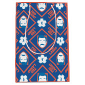 Ted Lasso | Face en Ball Diamond Pattern Medium Cadeauzakje (Voorkant)