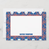 Ted Lasso | Face en Ball Diamond Pattern Notitiekaartje (Voorkant)