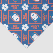 Ted Lasso | Face en Ball Diamond Pattern Tissuepapier (Detail)